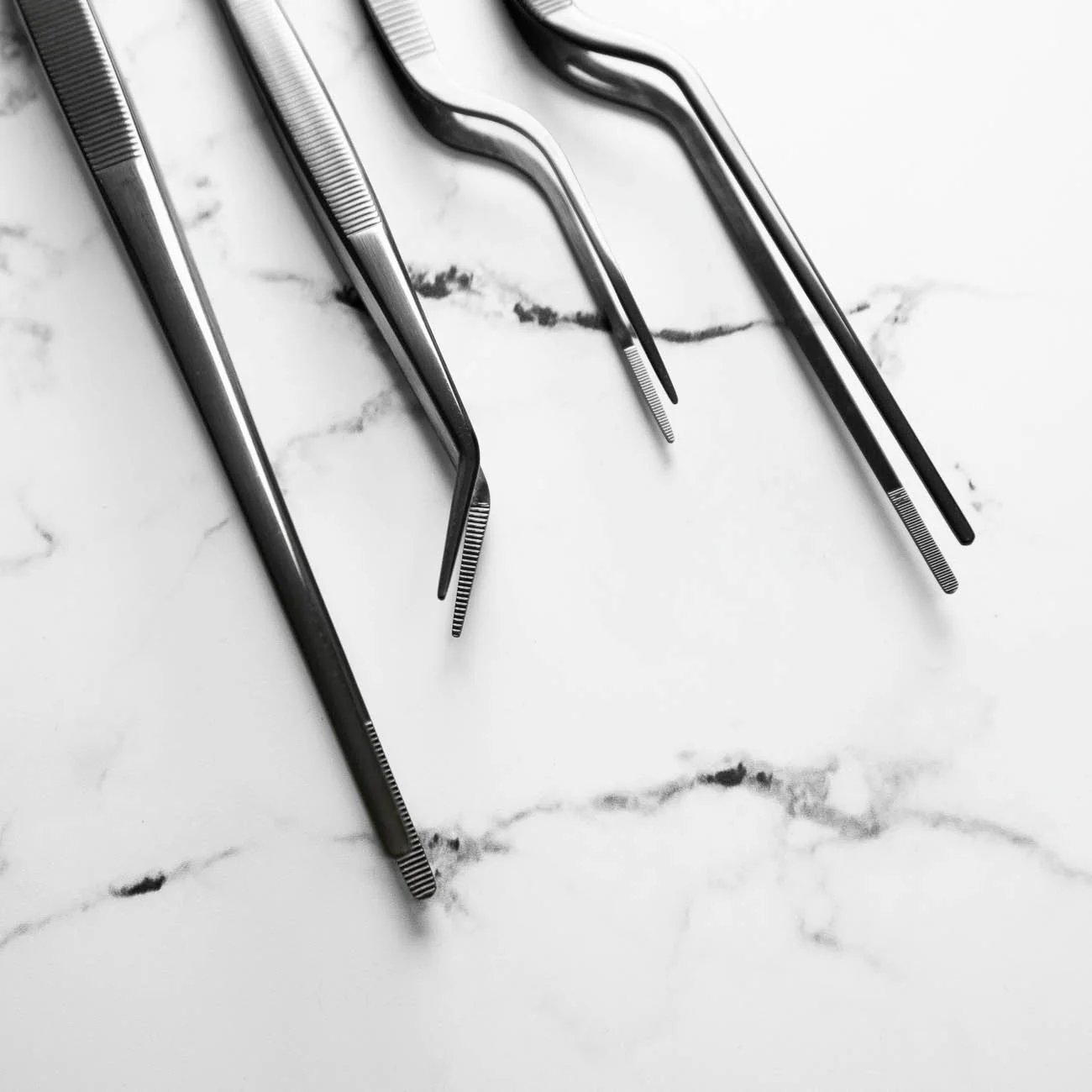 4pc Tweezer Bundle - Black - Image 2
