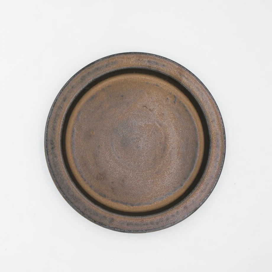 Ancient Pottery Large Plate - Brass - Image 3