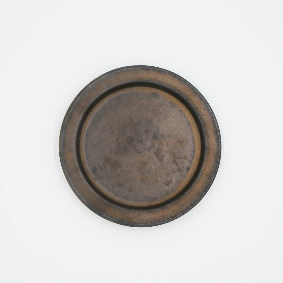 Ancient Pottery Small Plate - Brass - Image 2