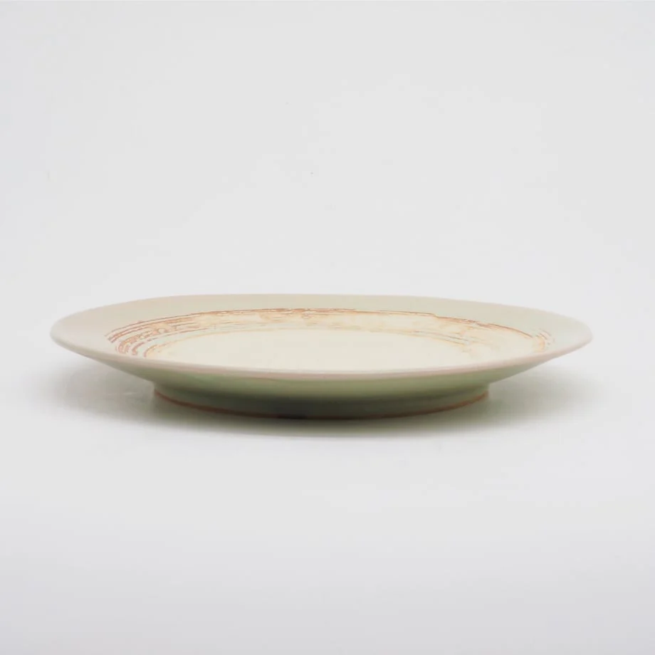 Bread & Rice Glossy Glaze Large Plate - Clear - Image 2