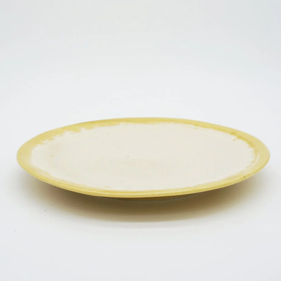 Bread & Rice Glossy Glaze Large Plate - Mont Blanc Mustard - Image 3