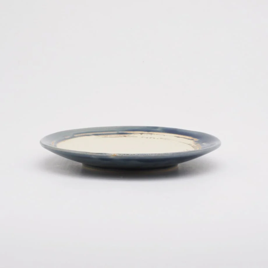 Bread & Rice Glossy Glaze Small Plate - Indigo - Image 3