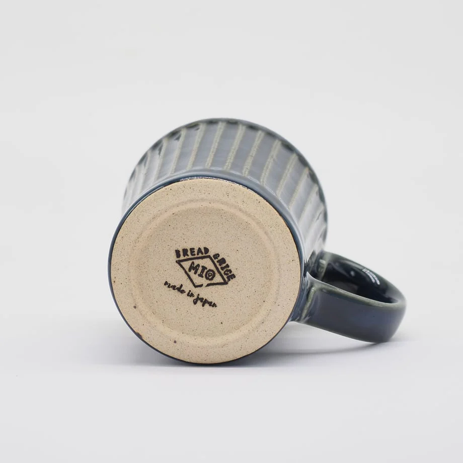 Bread & Rice Prussian Mug - Navy Blue - Image 3