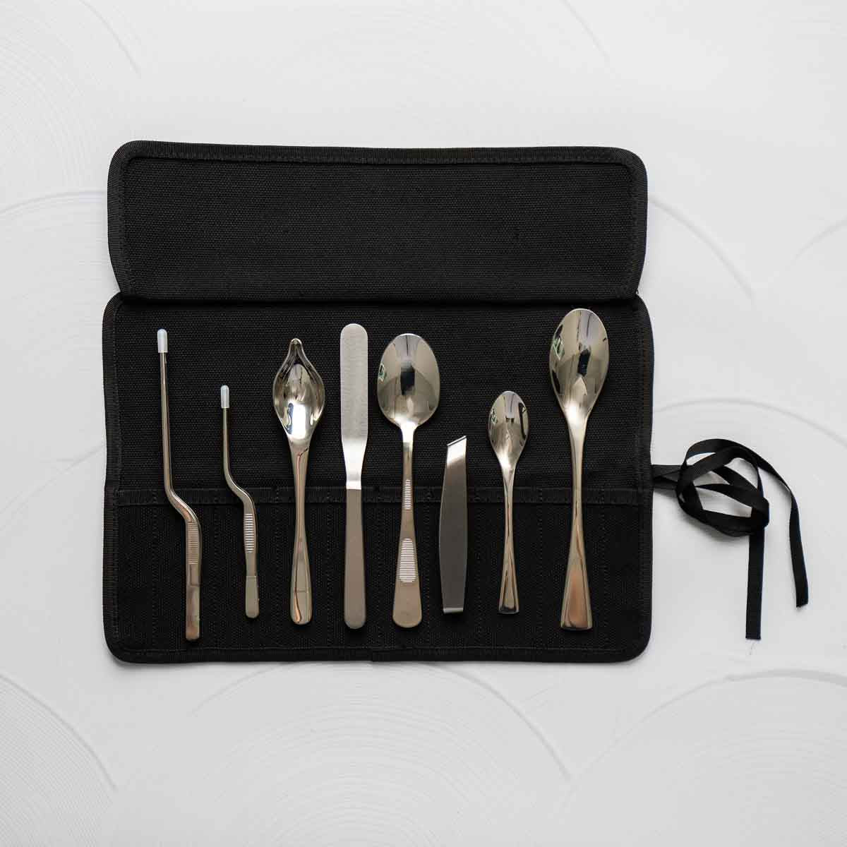 Waxed Canvas Chef Tool Pouch - 10 Slot (Not For Knives) - Image 2