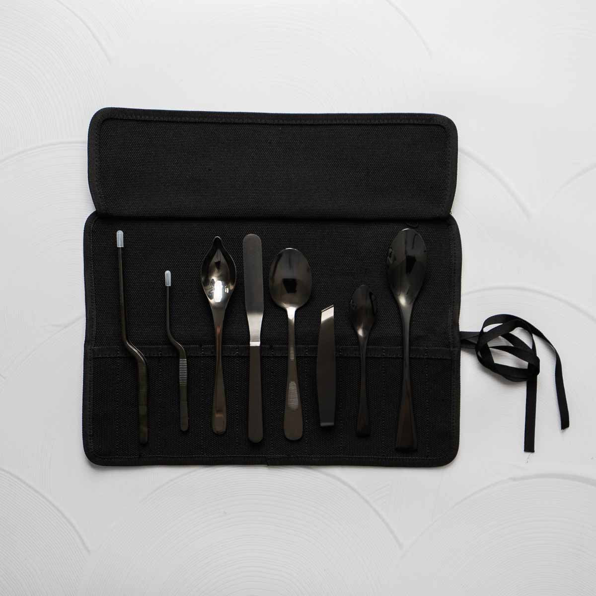 Waxed Canvas Chef Tool Pouch - 10 Slot (Not For Knives) - Image 3