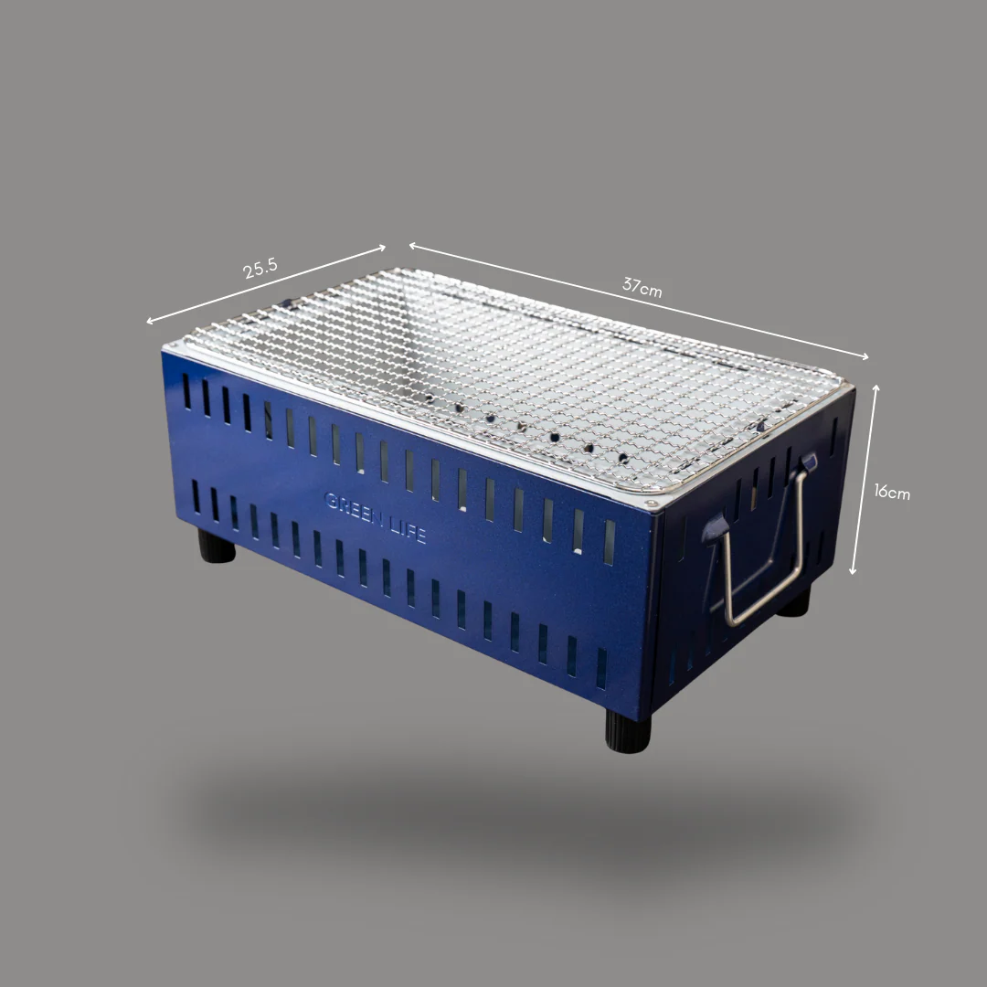 Green Life Tabletop BBQ Grill - Blue - Image 5