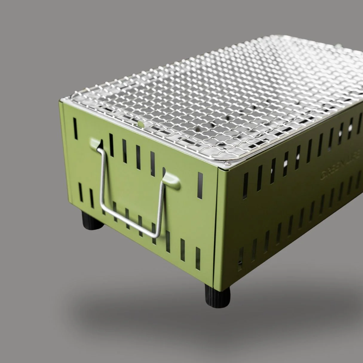 Green Life Tabletop BBQ Grill - Olive Green - Image 4