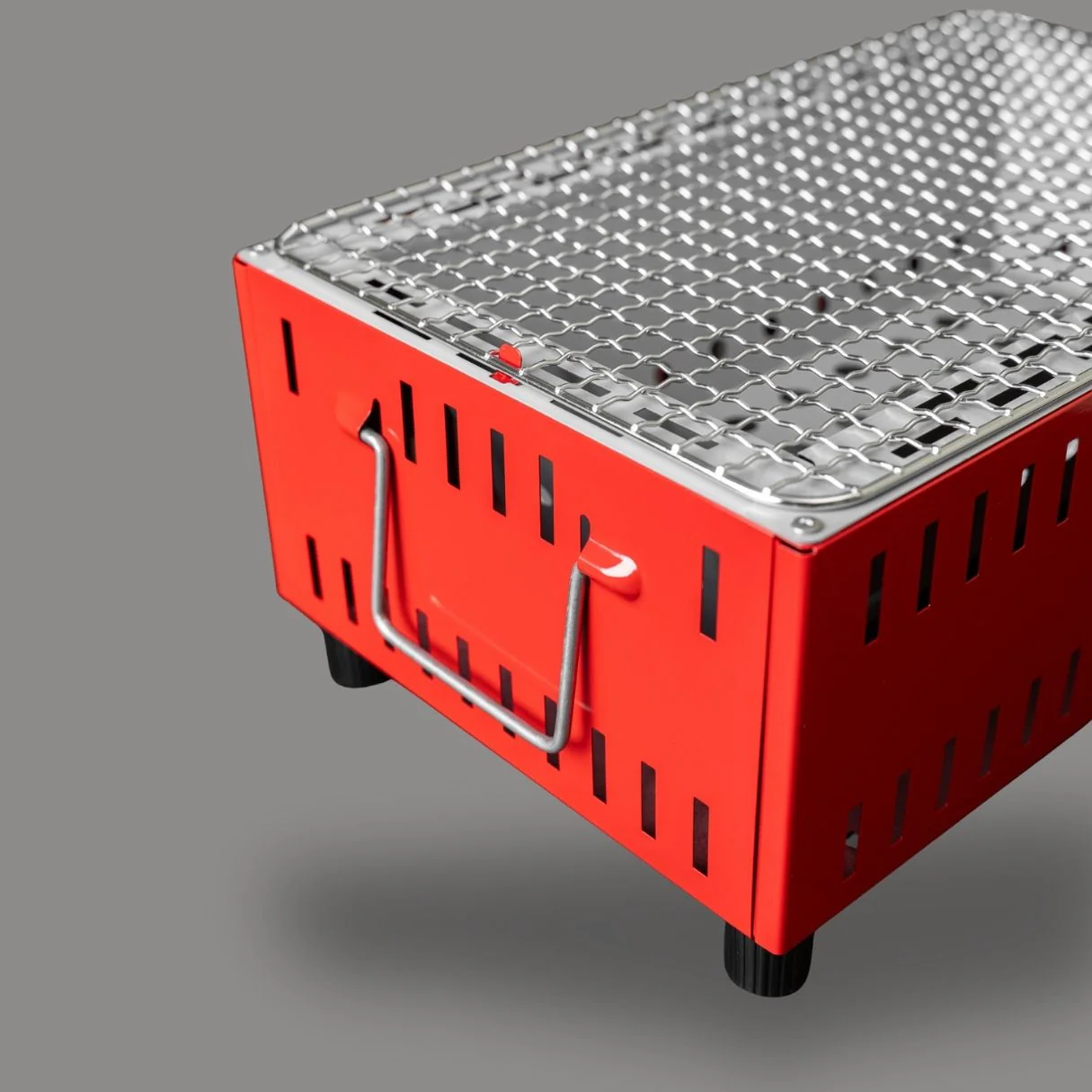 Green Life Tabletop BBQ Grill - Red - Image 3