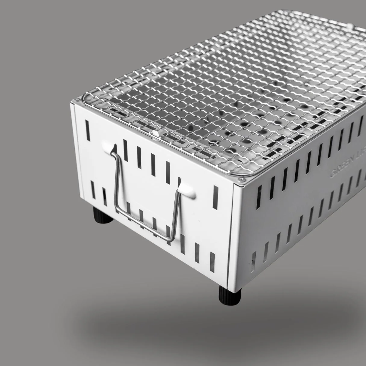 Green Life Tabletop BBQ Grill - White - Image 4