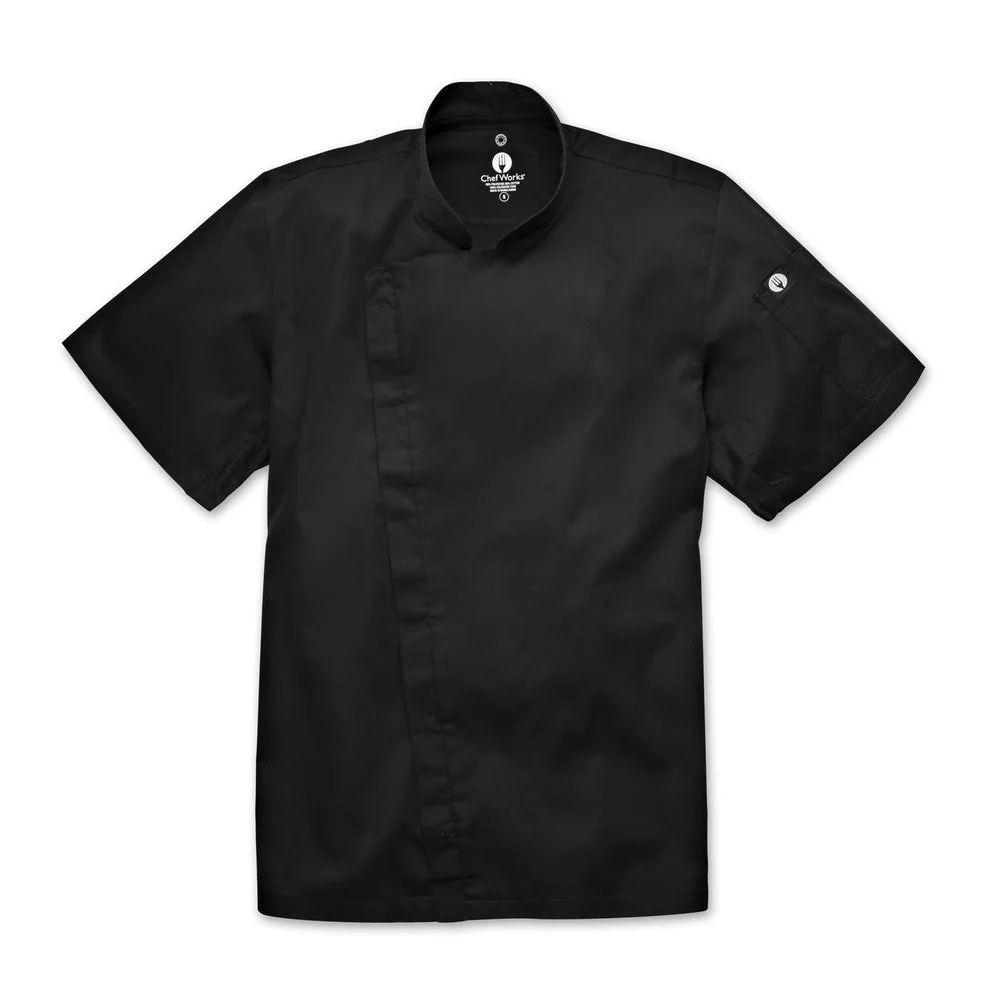 Cannes Press Stud Chef Jacket - Black - Image 4