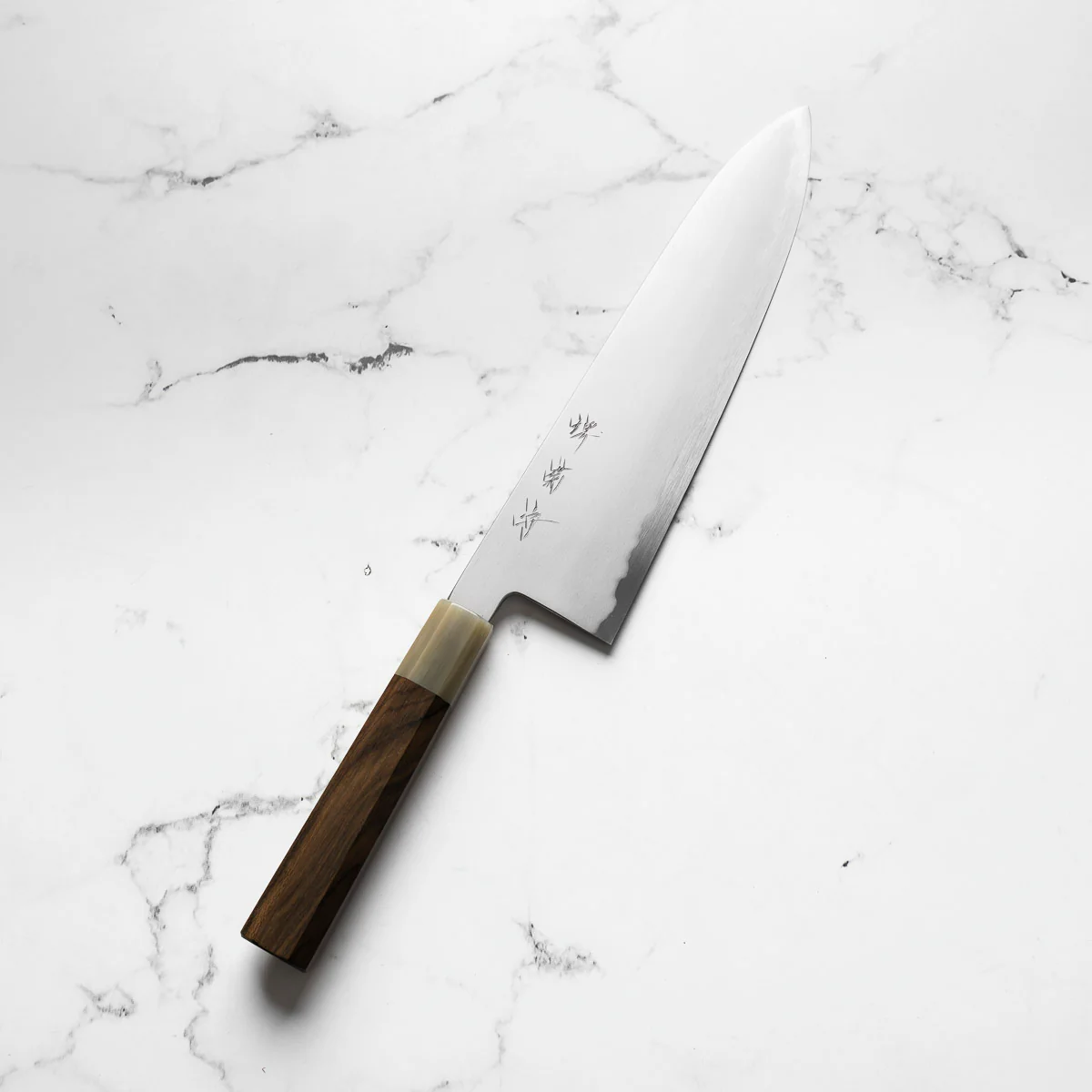 Chef's Edge x Sakai Kikumori Blue 2 Gyuto 255mm - Persimmon - Image 2
