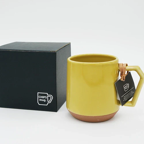 CHIPS Coffee Mug - Mustard - Image 3
