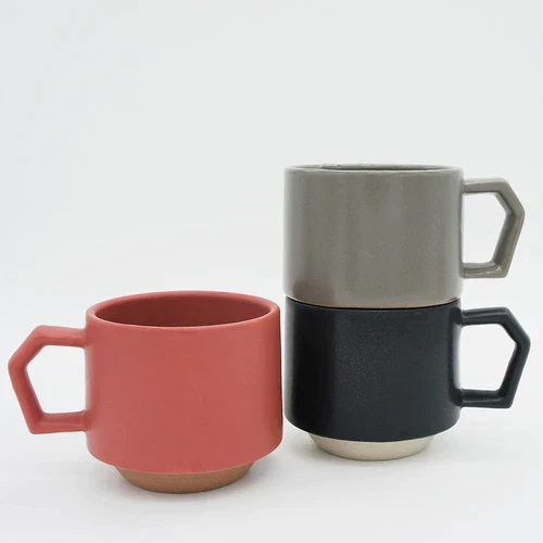 CHIPS Stack Coffee Mug - Matte Black - Image 3