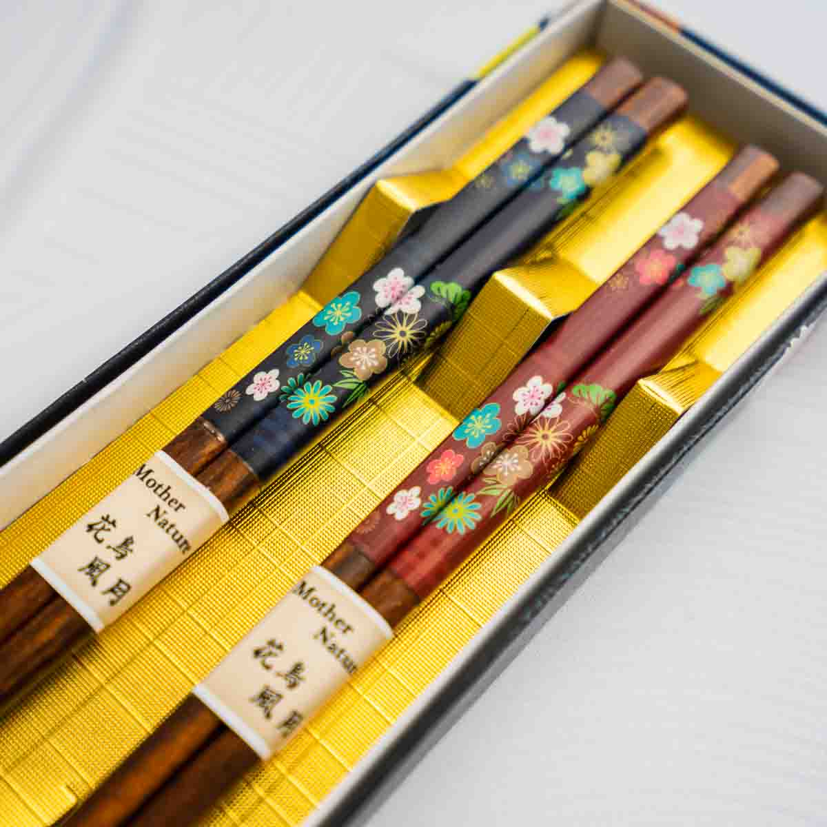 Chopstick Set of 2 - Floral - Image 3