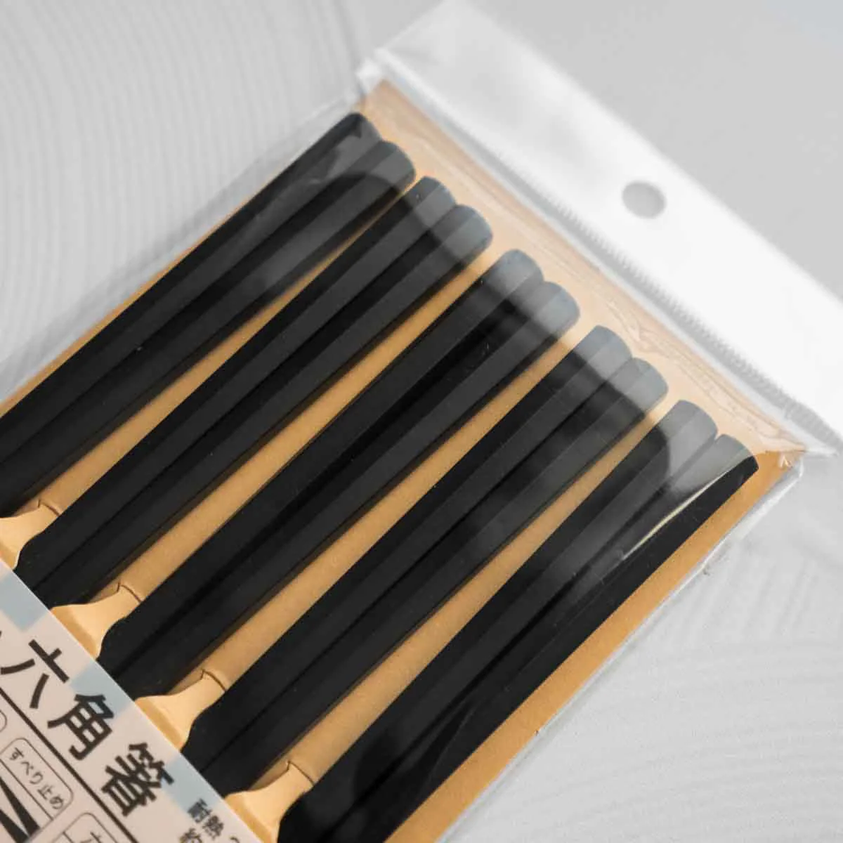Chopstick Set of 5 - Black - Image 2
