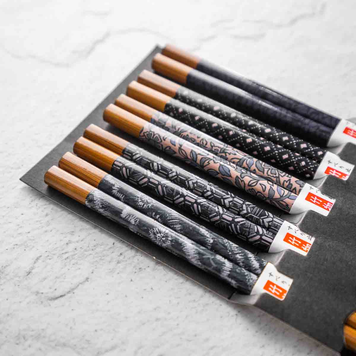 Chopstick Set of 5 - Indigo - Image 3