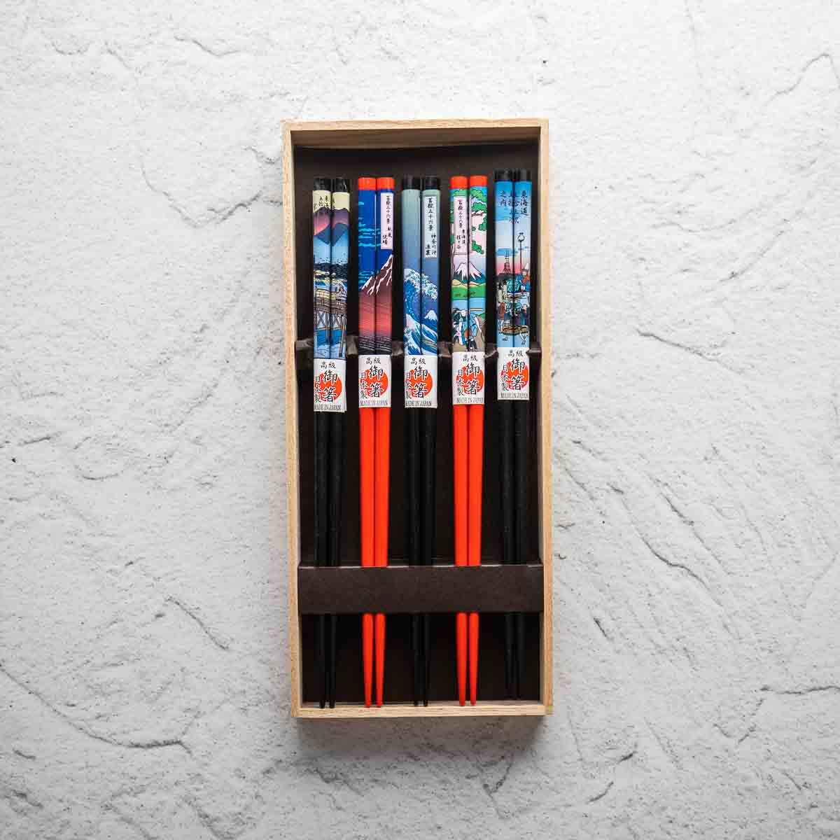 Chopstick Set of 5 - Mt Fuji - Image 3
