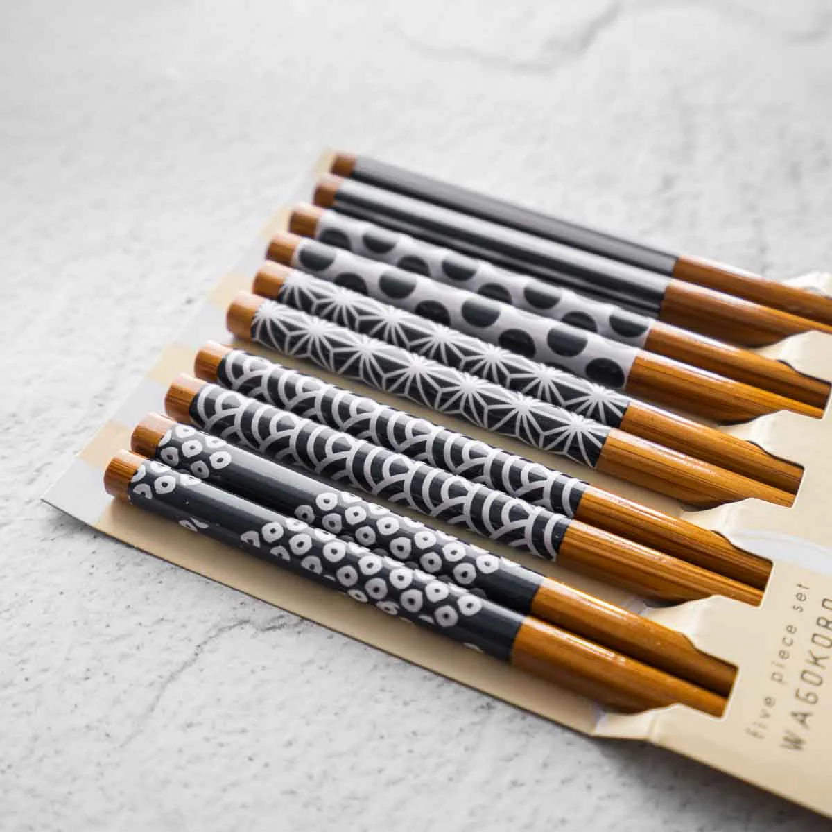 Chopstick Set of 5 - Blue - Image 3