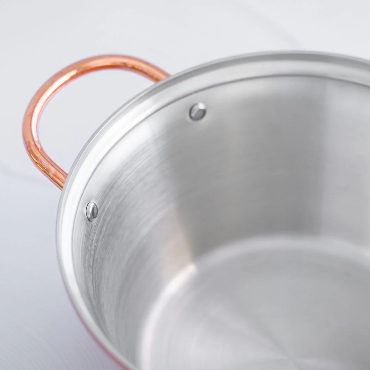 Chitose Copper Pot with Glass Lid - 20cm - Image 2