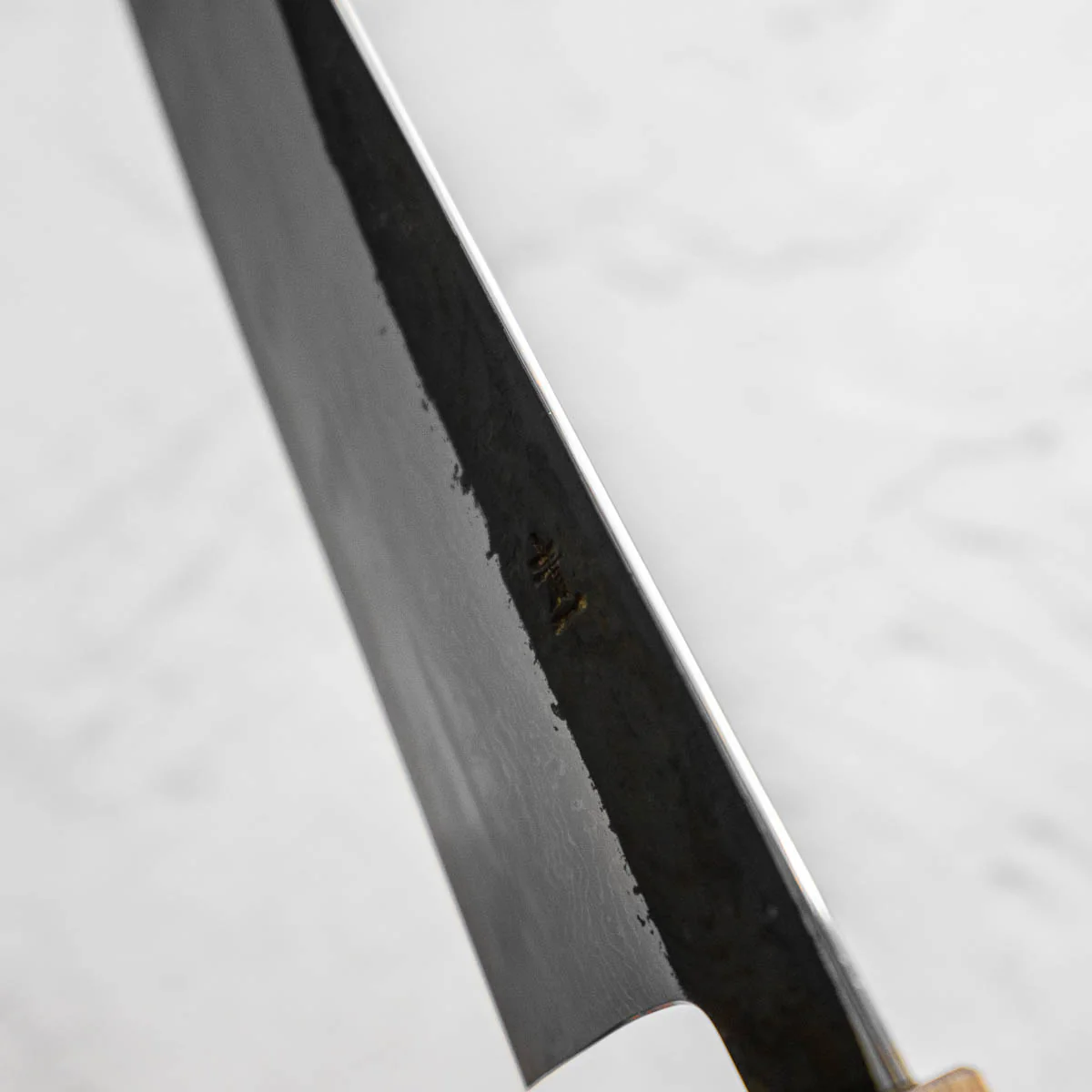 HADO Blue 1 Damascus Bunka 165mm - Oak - Image 5