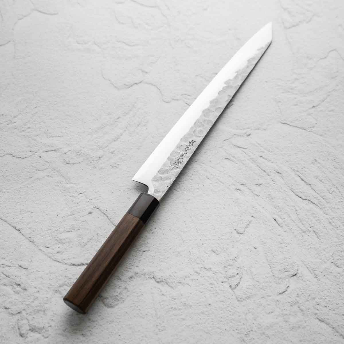 Matsubara Hamono Blue 2 Kiritsuke Sujihiki 300mm - Image 5