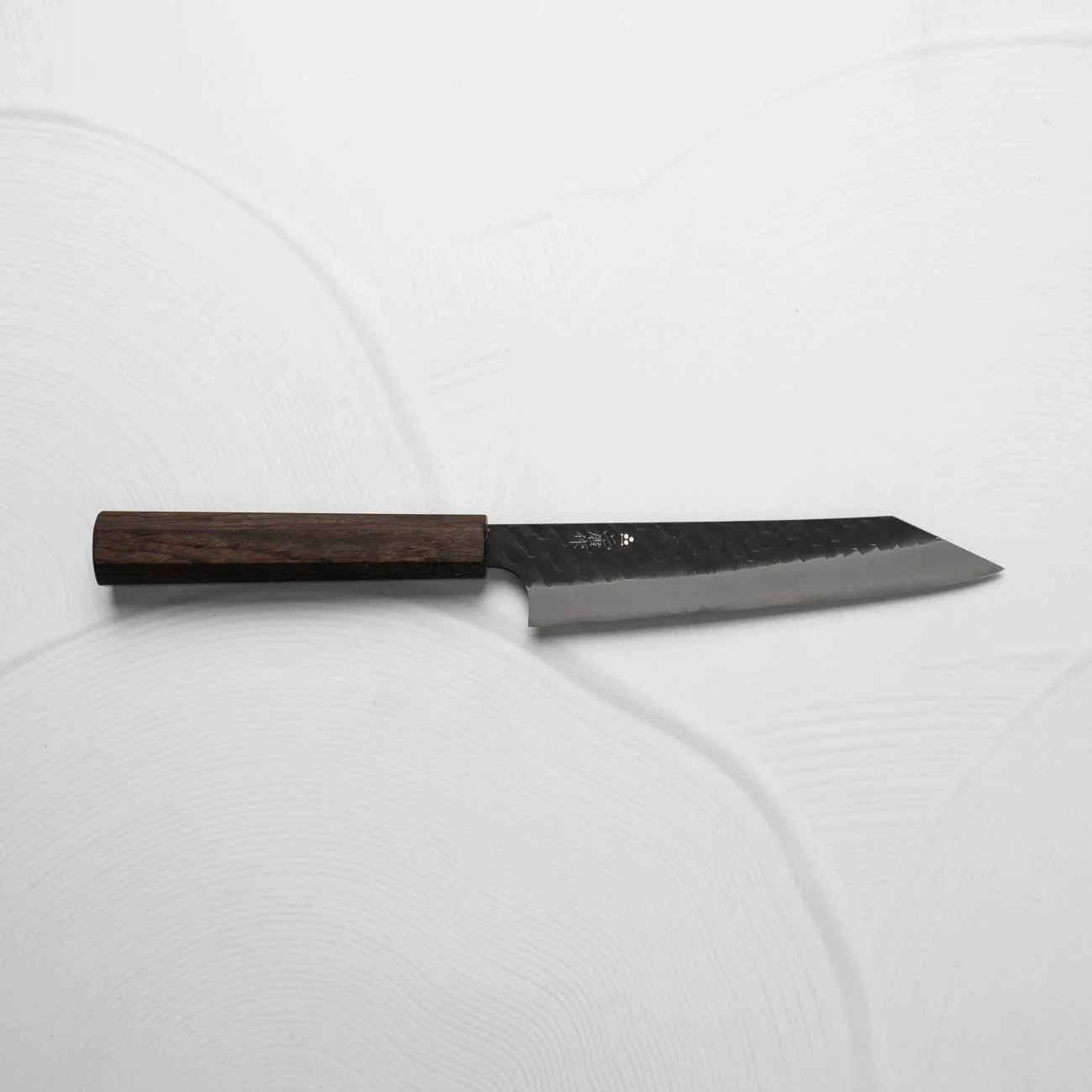 Nigara Hamono SG2 Kurouchi Tsuchime Kiritsuke Petty 150mm - Ebony - Image 5