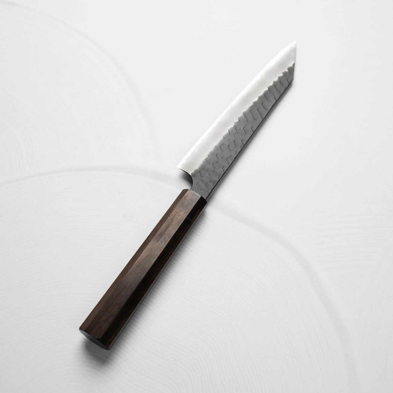 Nigara Hamono SG2 Kurouchi Tsuchime Kiritsuke Petty 150mm - Ebony - Image 6