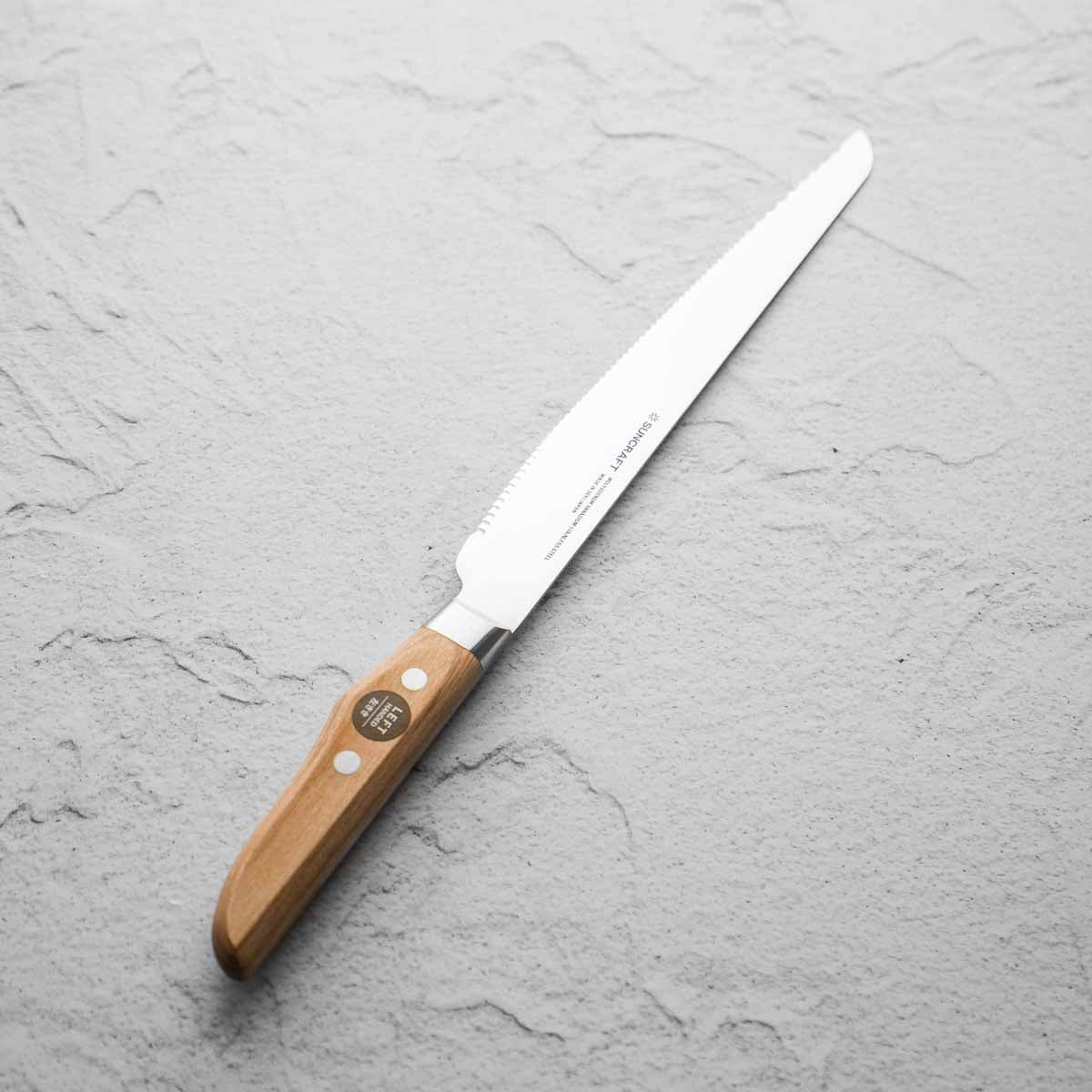 Suncraft "Seseragi" Bread Knife 21cm - Left Handed - Image 3