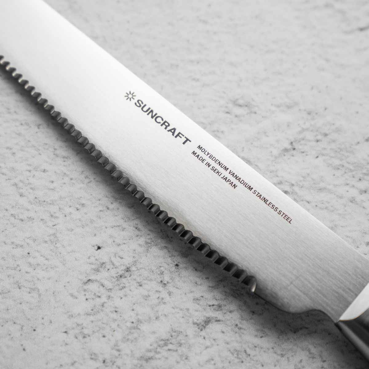 Suncraft "Seseragi" Bread Knife 21cm - Left Handed - Image 5