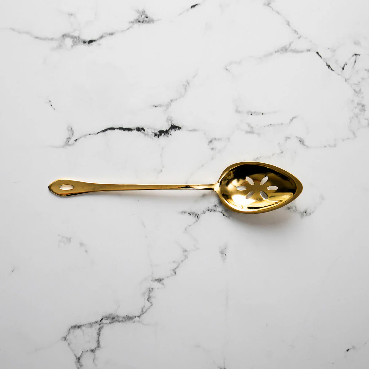 Gestura 00 Gold Slotted Spoon - Image 3