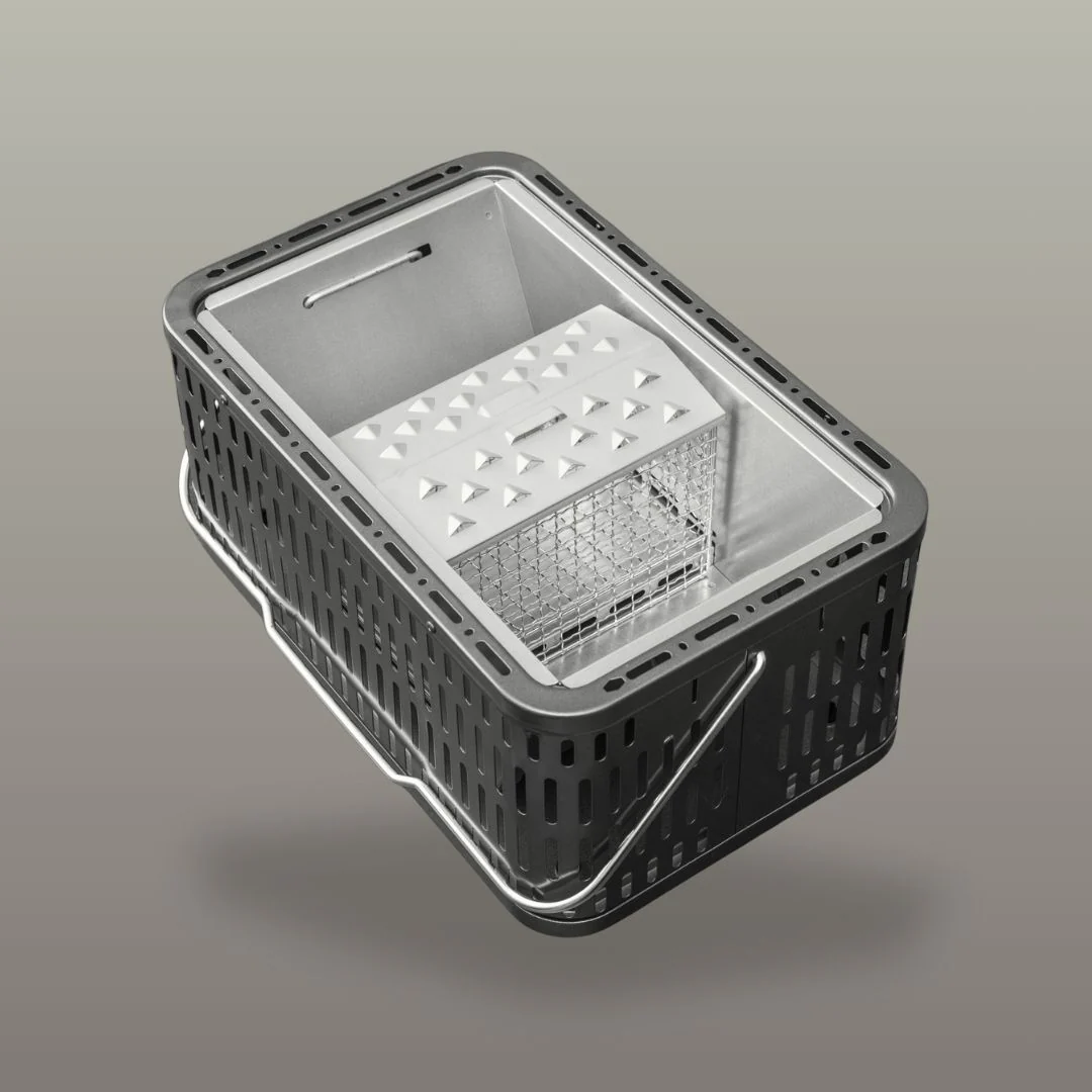 Green Life Tabletop BBQ Grill Double Walled - Dark Grey - Image 2