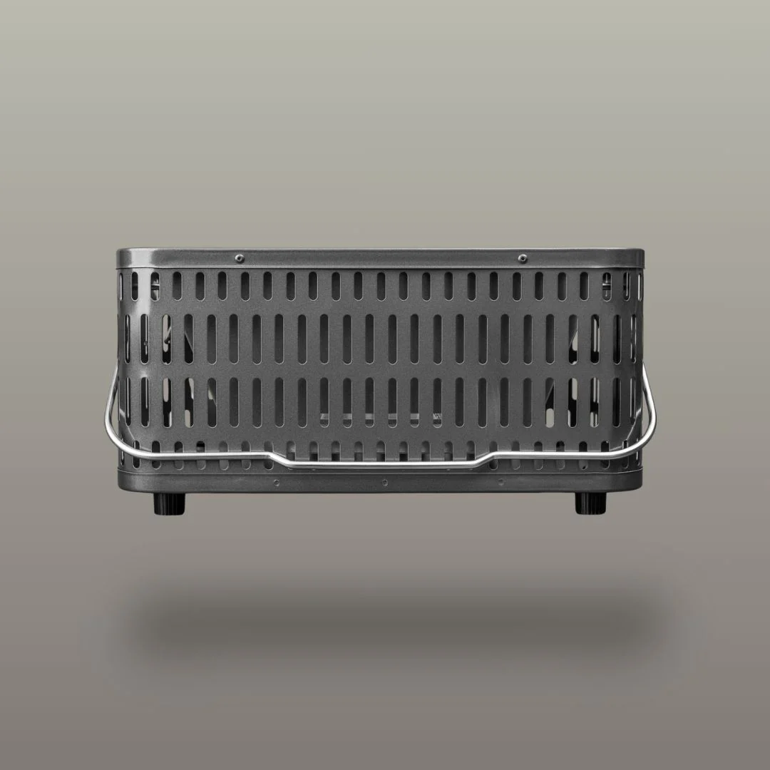 Green Life Tabletop BBQ Grill Double Walled - Dark Grey - Image 3