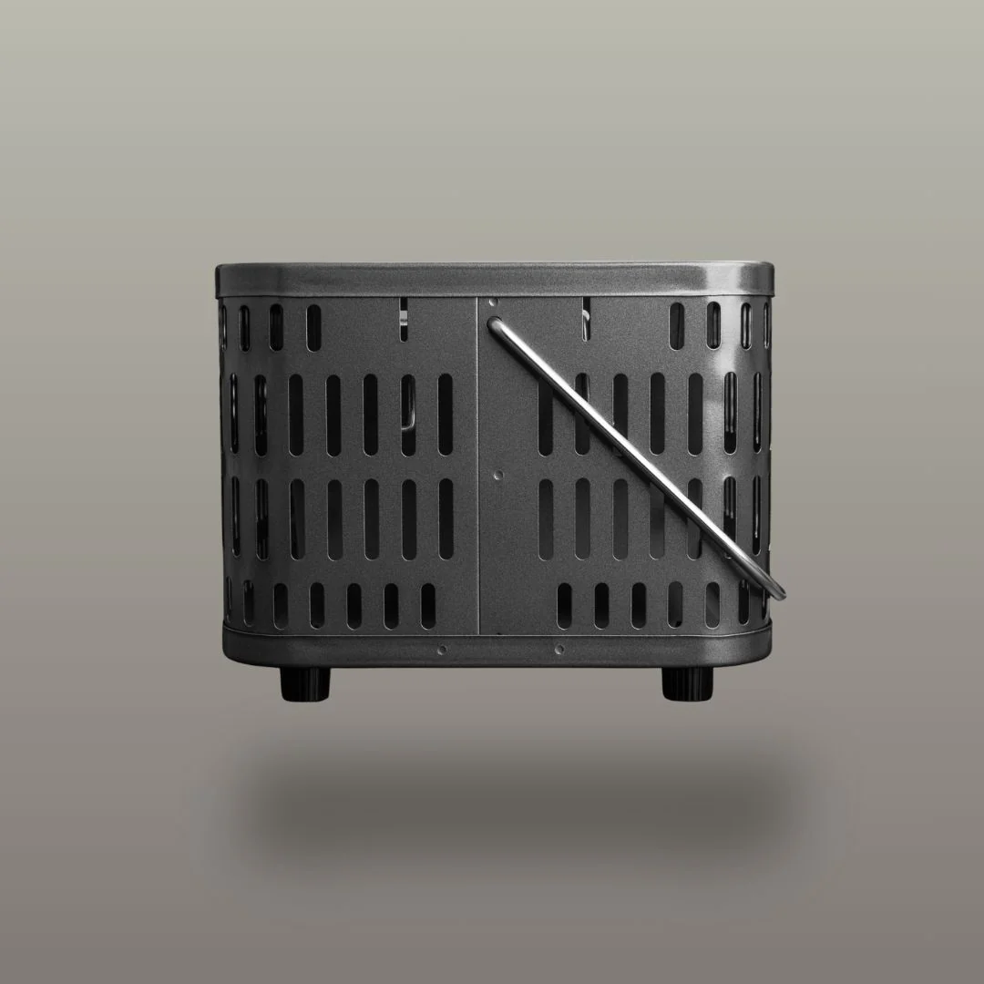 Green Life Tabletop BBQ Grill Double Walled - Dark Grey - Image 4