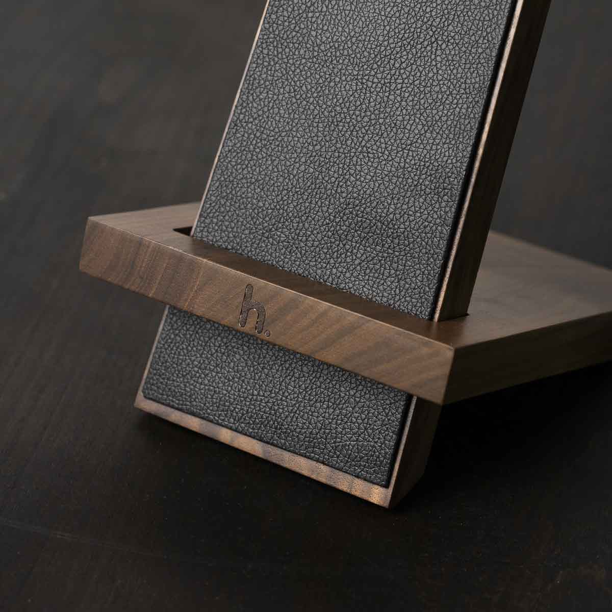 Habitat 2 Piece Benchtop Holder - Walnut - Image 2