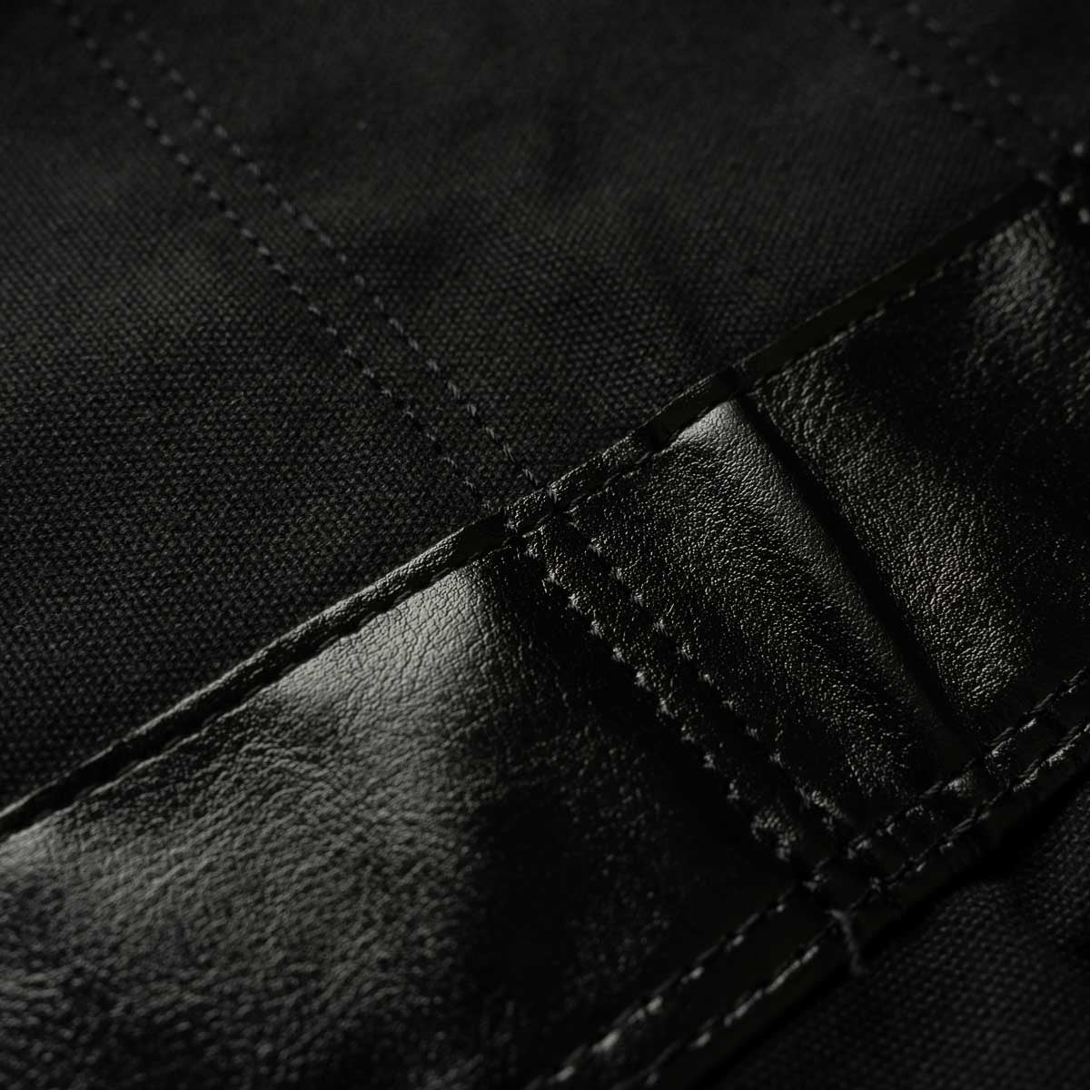 Habitat Canvas Knife Roll - 6 Slot - Black With Enamel Pins - Image 5