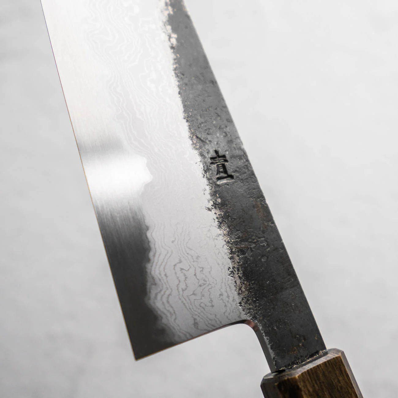 HADO Blue 1 Damascus Gyuto 210mm - Oak - Image 4