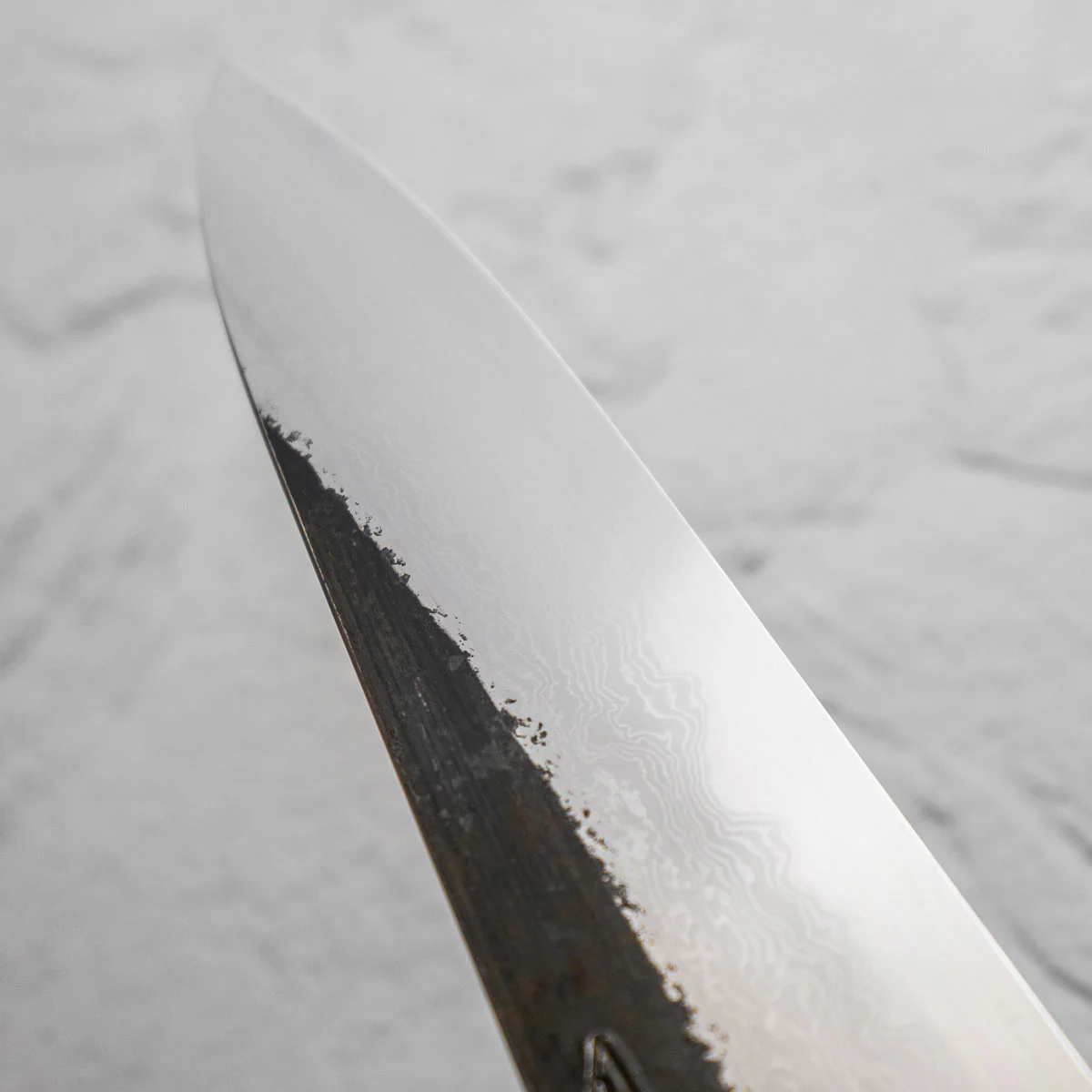 HADO Blue 1 Damascus Gyuto 240mm - Oak - Image 4