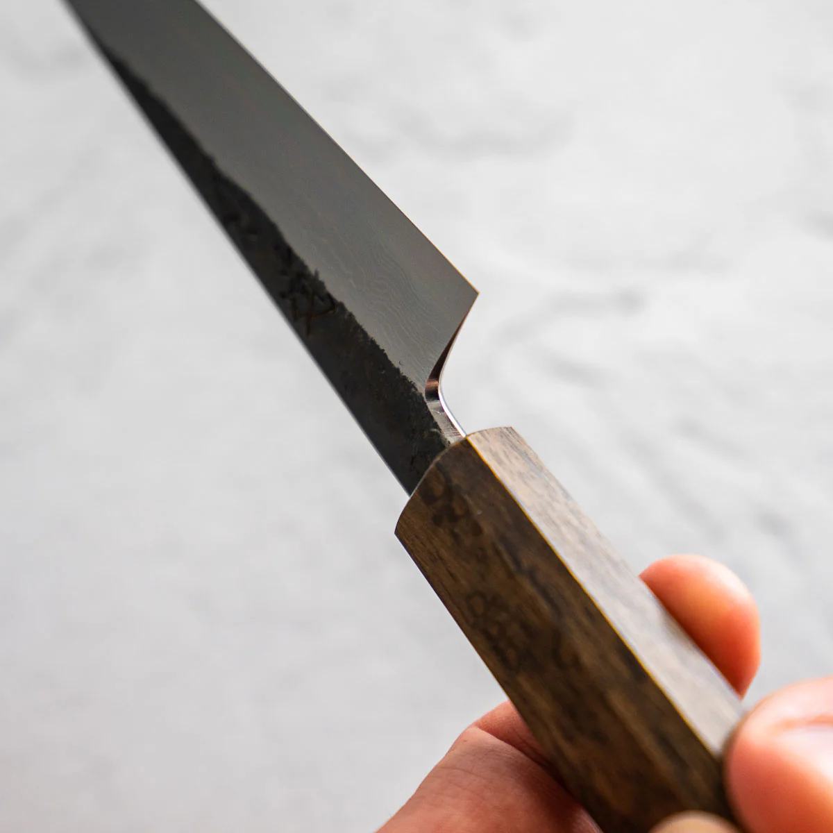 HADO Blue 1 Damascus Petty 150mm - Oak - Image 4