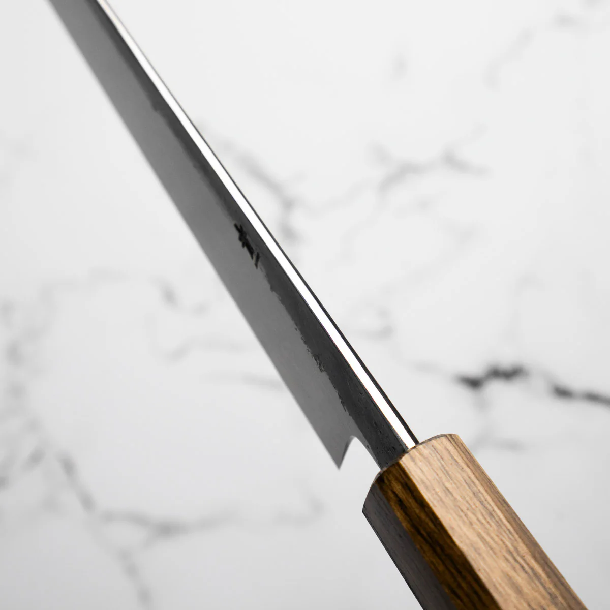 HADO Blue 1 Damascus Sujihiki 240mm - Oak - Image 9