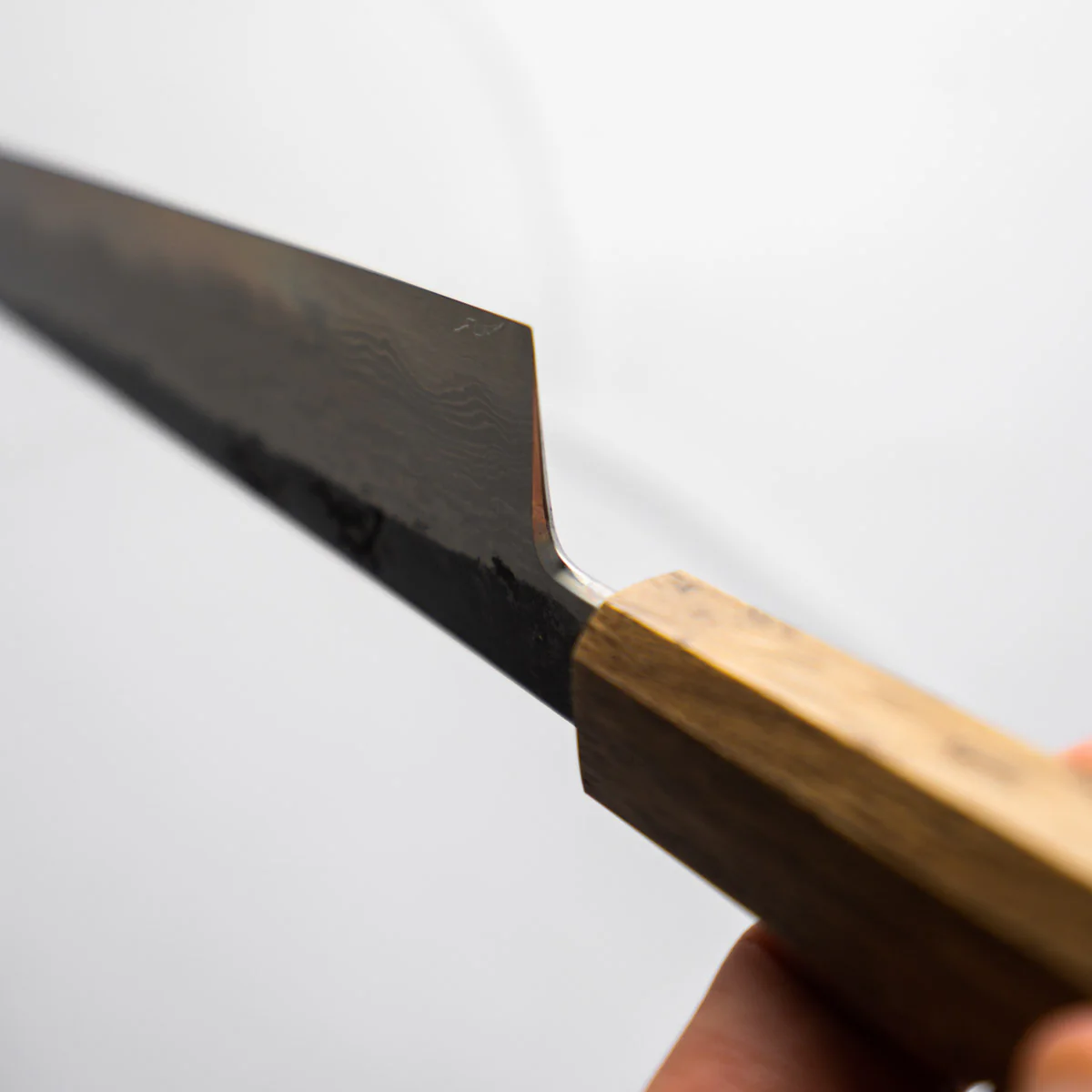 HADO Blue 1 Damascus Sujihiki 260mm - Oak - Image 5