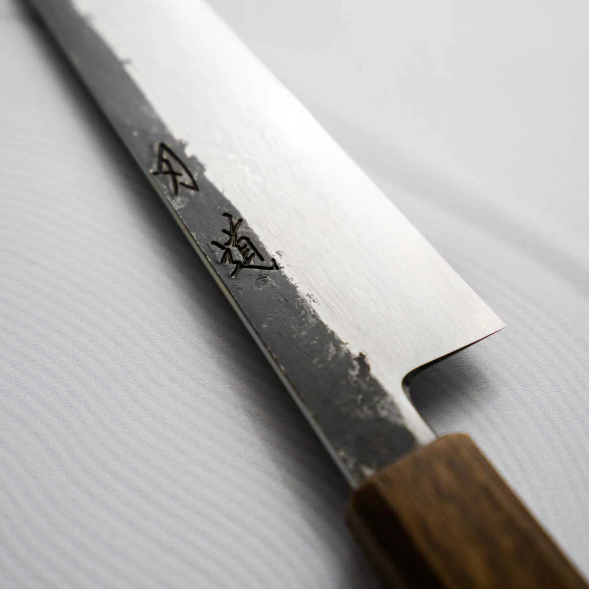 HADO Blue 1 Damascus Sujihiki 260mm - Oak - Image 6