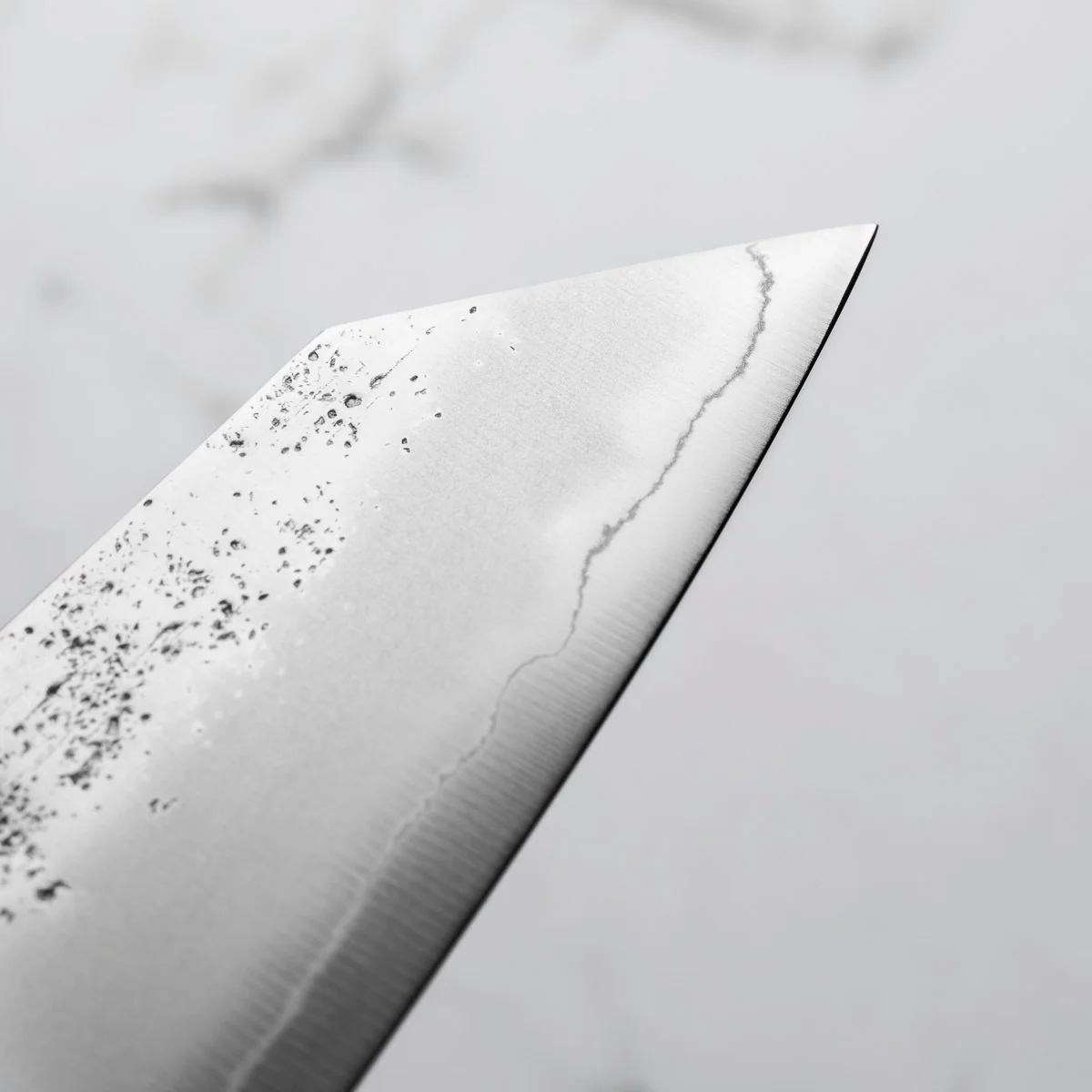 Hajimaru Ginsan Nashiji Bunka 170mm - Mono Ebony - Image 5