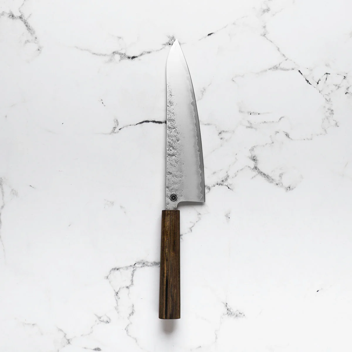 Hajimaru Ginsan Nashiji Gyuto 210mm - Mono Bubinga - Image 3