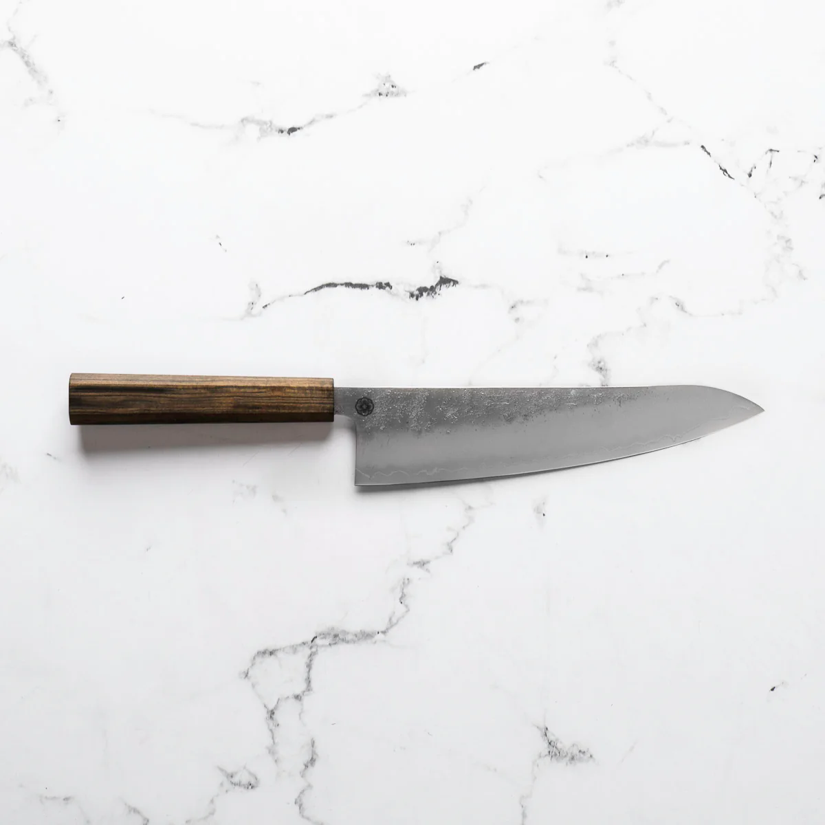 Hajimaru Ginsan Nashiji Gyuto 210mm - Mono Bubinga - Image 4