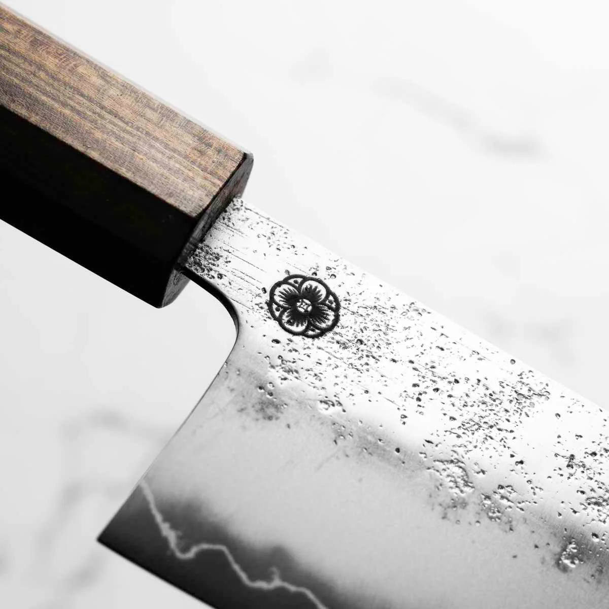 Hajimaru Ginsan Nashiji Gyuto 210mm - Mono Bubinga - Image 5