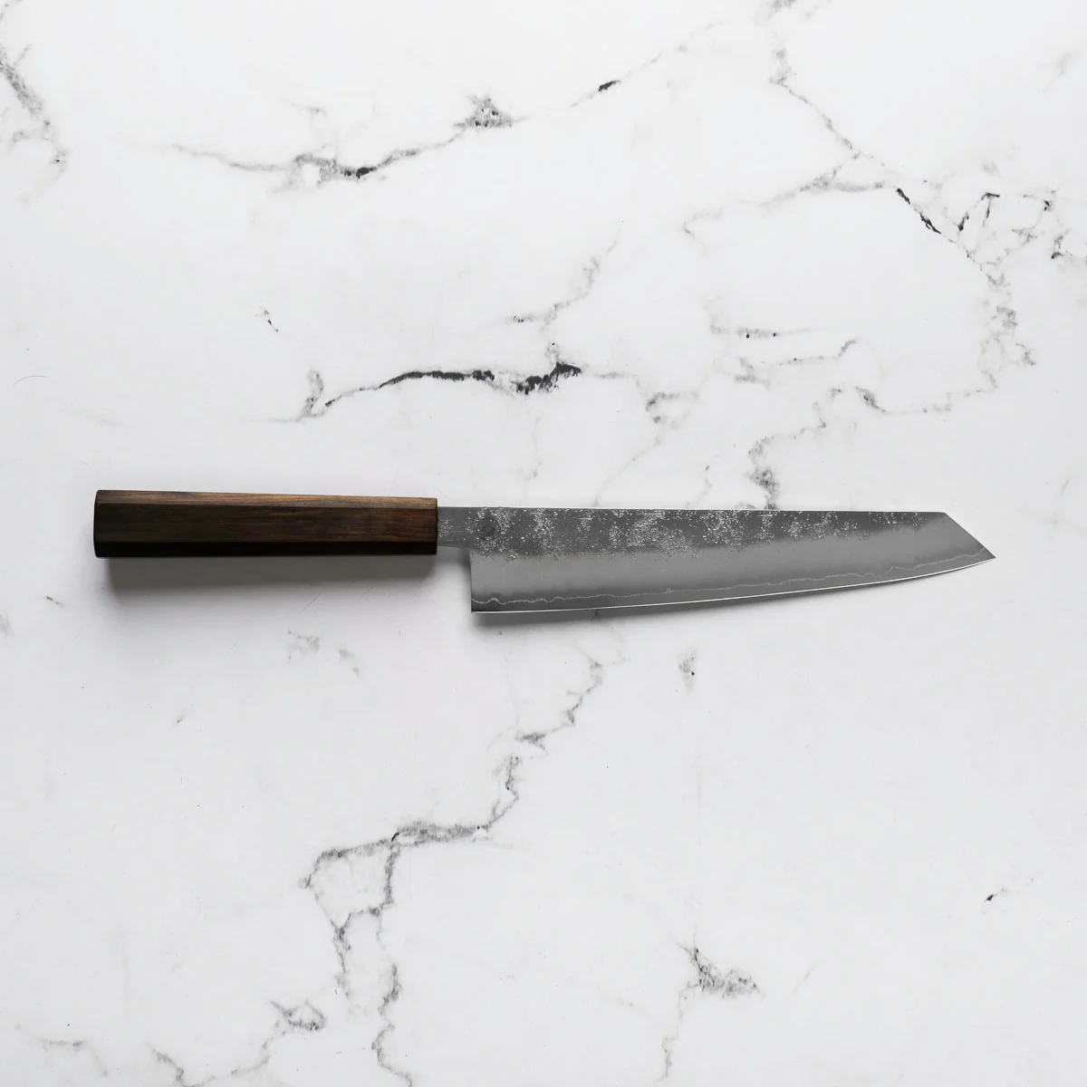 Hajimaru Ginsan Nashiji Kiritsuke Gyuto 205mm - Mono Bubinga - Image 4