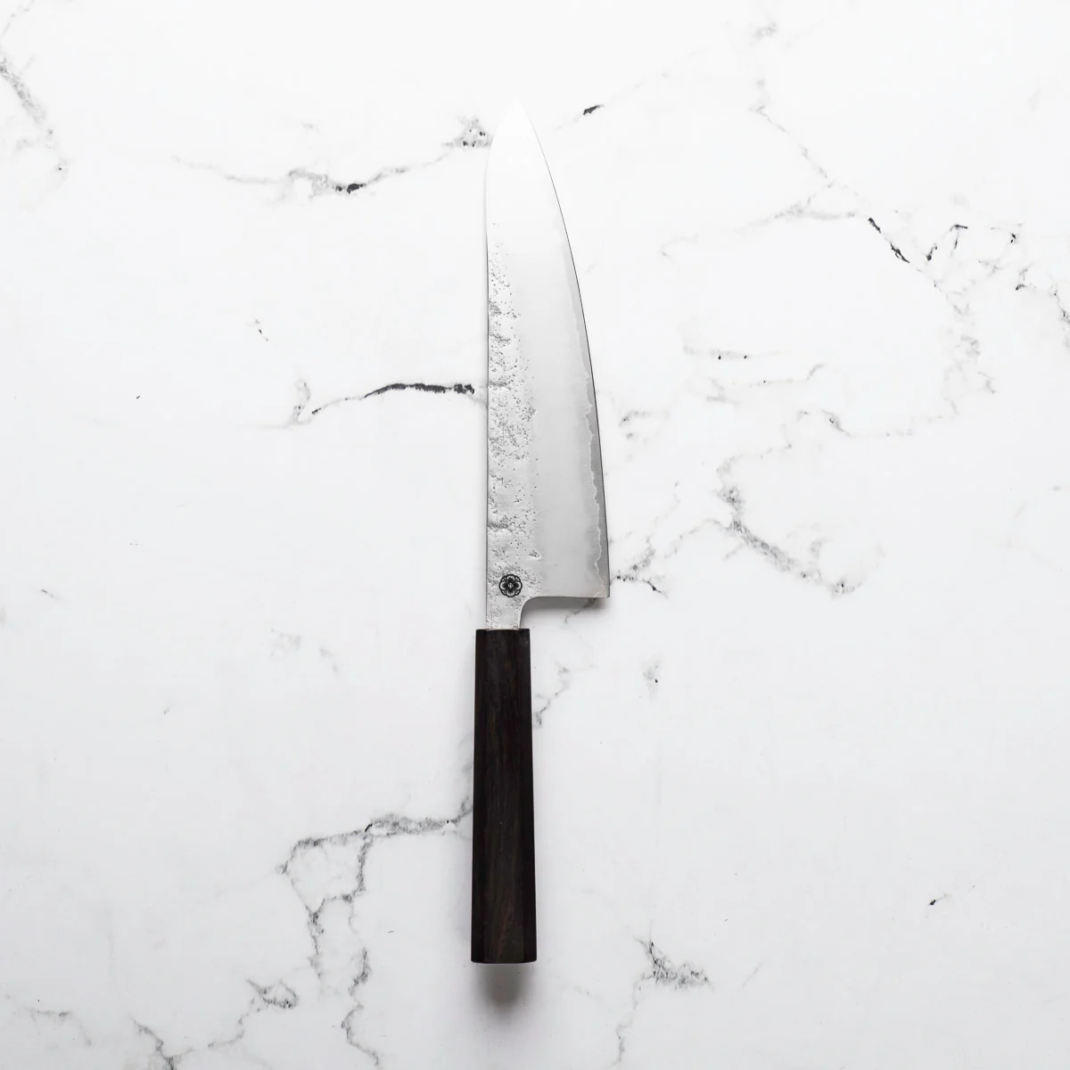 Hajimaru Ginsan Nashiji Gyuto 210mm - Mono Ebony - Image 4