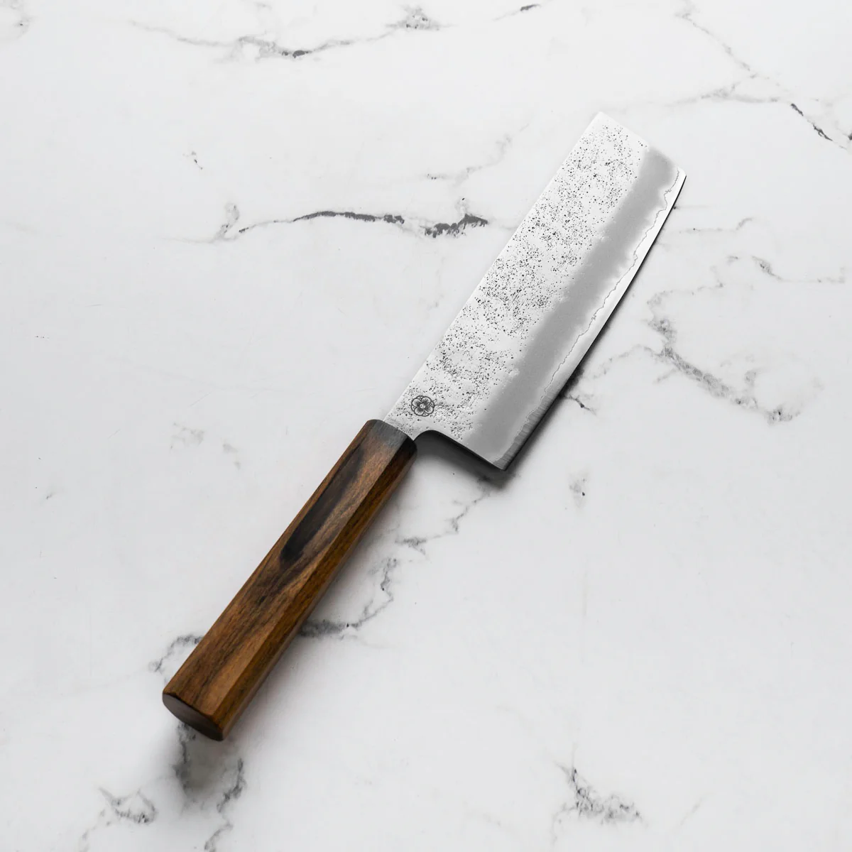 Hajimaru Ginsan Nashiji Nakiri 160mm - Mono Bubinga - Image 3