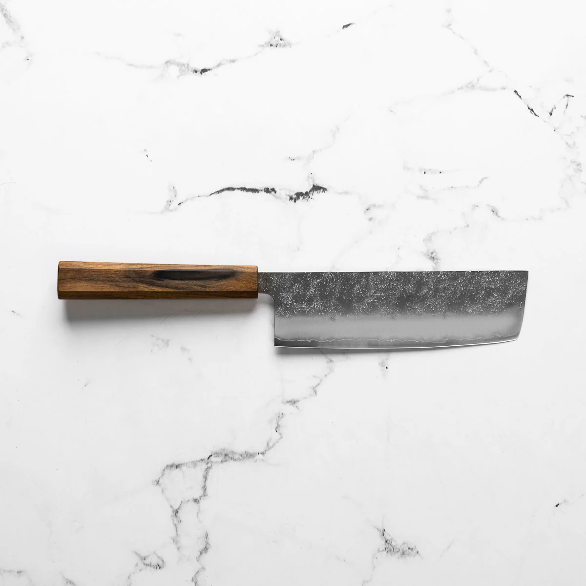 Hajimaru Ginsan Nashiji Nakiri 160mm - Mono Bubinga - Image 6