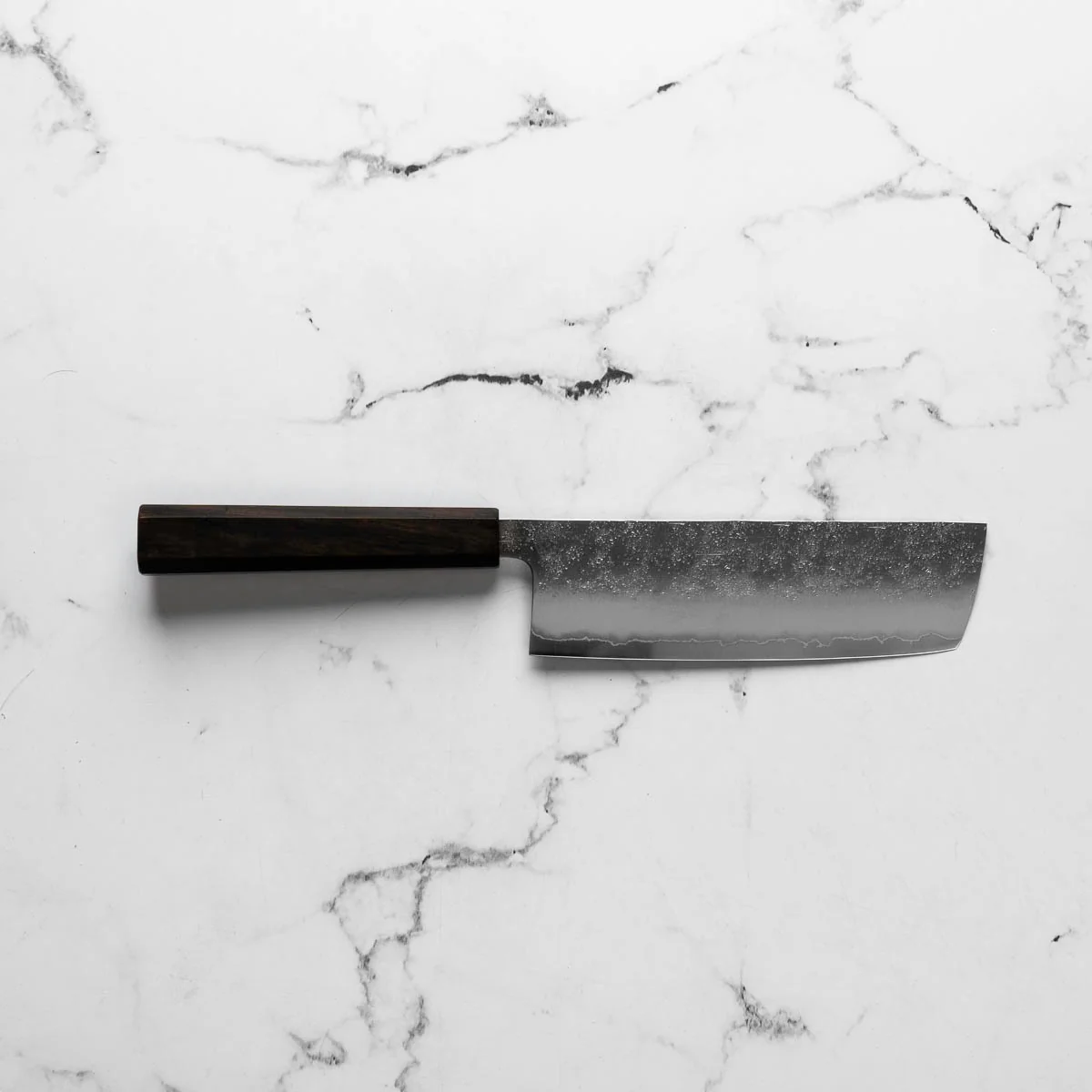 Hajimaru Ginsan Nashiji Nakiri 160mm - Mono Ebony - Image 4